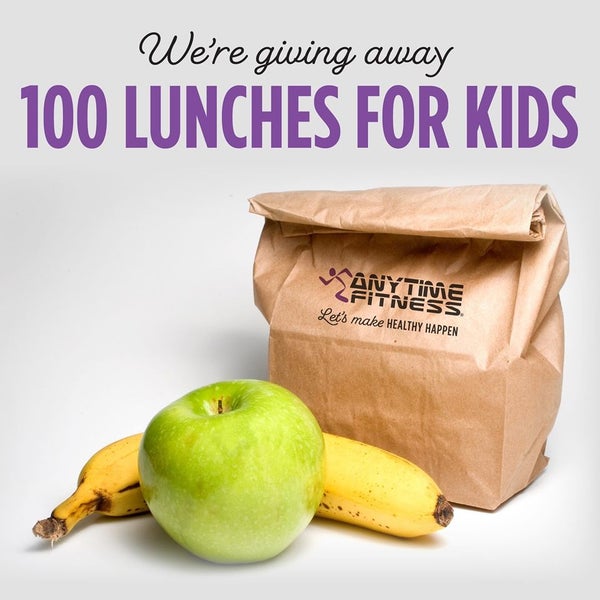We're giving away 100 lunches for kids